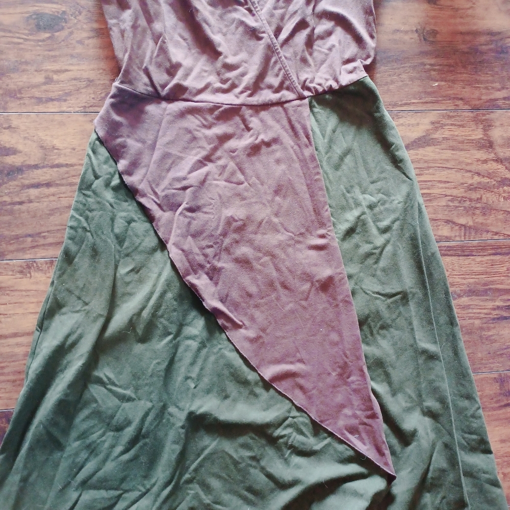 RARE HTF Boutique Forest Elven Maxi Dress - Picture 4 of 11